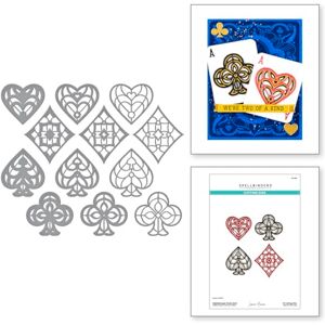 Spellbinders Kaleidoscope Noble Suits Etched Dies from The Jack of All Trades Collection by Jaycee Gaspar Spellbinders Kaleidoscope Noble Suits Etched Dies from The Jack of All Trades Collection by Jaycee Gaspar