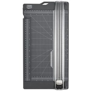 Creative Labs Cutter and Scoring Board-15 x 30,5 cm / 6 x 12 inches-with Extendable Ruler-Paper Trimmer and Scoreboard for Card Making, Envelopes, Crafting and Scrapbooking-Anthracite, 15 x 30,5 cm Creative Labs Cutter and Scoring Board-15 x 30,5 cm / 6 x 12 inches-with Extendable Ruler-Paper Trimmer and Scoreboard for Card Making, Envelopes, Crafting and Scrapbooking-Anthracite, 15 x 30,5 cm