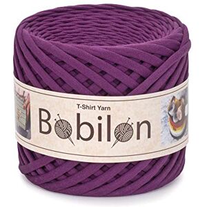 Bobilon T-Shirt Yarn Fettuccini Zpagetti Style, 7-9 mm, 100% Cotton, Plum Pie Bobilon T-Shirt Yarn Fettuccini Zpagetti Style, 7-9 mm, 100% Cotton, Plum Pie
