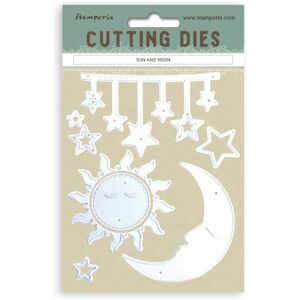 Stamperia - Cutting Dies for Scrapbooking, Albums, Card Making, Bullet Journalling and More - Sun and Moon Stamperia - Cutting Dies for Scrapbooking, Albums, Card Making, Bullet Journalling and More - Sun and Moon