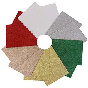 Trimits Glitter Acrylic Crafting Felt Pack, Festive, 30 x 23cm Trimits Glitter Acrylic Crafting Felt Pack, Festive, 30 x 23cm