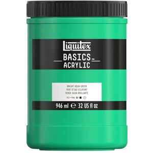 LIQUITEX Basics Acrylic Paint - Bright Aqua Green - 946 ml Pot LIQUITEX Basics Acrylic Paint - Bright Aqua Green - 946 ml Pot