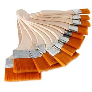 EORTA Set of 12 Art Paint Brushes Assorted Sized Nylon Painting Brushes with Wooden Handles for Acrylic, Oil, Paint, Varnishes, Watercolor, Painter, Students, Artist EORTA Set of 12 Art Paint Brushes Assorted Sized Nylon Painting Brushes with Wooden Handles for Acrylic, Oil, Paint, Varnishes, Watercolor, Painter, Students, Artist