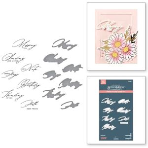 Spellbinders Crafty Hugs Sentiments Press Plate & Die Set from The Yana's Daisies Collection by Yana Smakula Spellbinders Crafty Hugs Sentiments Press Plate & Die Set from The Yana's Daisies Collection by Yana Smakula