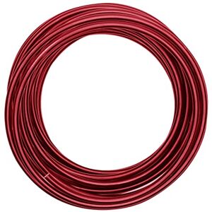 Creative Labs Aluminium Craft Wire 32.8 ft (10 m) x 0.2" (5 mm) Oxblood (Red) Flexible Metallic Wire for Crafting, Flower Arranging, Jewellery Making and Modelling Creative Labs Aluminium Craft Wire 32.8 ft (10 m) x 0.2" (5 mm) Oxblood (Red) Flexible Metallic Wire for Crafting, Flower Arranging, Jewellery Making and Modelling