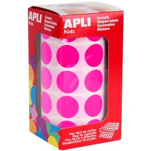 APLI Kids APLI 16721 Round Stickers on a Roll Colour: Fuchsia Size: 20 mm APLI Kids APLI 16721 Round Stickers on a Roll Colour: Fuchsia Size: 20 mm