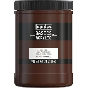 Liquitex Basics Acrylic Paint, Burnt Umber, 946 ml Pot Liquitex Basics Acrylic Paint, Burnt Umber, 946 ml Pot
