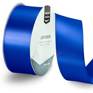 Creative Labs Satin Ribbon Bright Blue 65.6 ft x 1.5" Thin Ribbon for Gift Wrapping and Crafting Creative Labs Satin Ribbon Bright Blue 65.6 ft x 1.5" Thin Ribbon for Gift Wrapping and Crafting