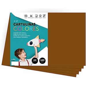 m-office Colour Card A4 Intense Colours 180g Colour Sheets for Crafts, Printing Your Documents and Creative Designs, A4 Colour Sheets (25 Sheets, Brown) m-office Colour Card A4 Intense Colours 180g Colour Sheets for Crafts, Printing Your Documents and Creative Designs, A4 Colour Sheets (25 Sheets, Brown)