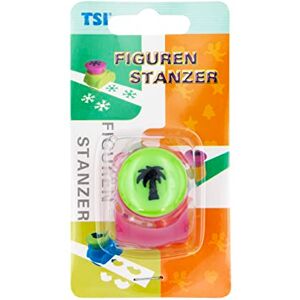 TSI Motif Punch Palm Tree Size (H x W x D) 4 x 3 x 4.5 cm, Punch Diameter Approx. 18 mm, Ideal for Paper and Craft Cardboard, Item No. 49658-B-4 TSI Motif Punch Palm Tree Size (H x W x D) 4 x 3 x 4.5 cm, Punch Diameter Approx. 18 mm, Ideal for Paper and Craft Cardboard, Item No. 49658-B-4