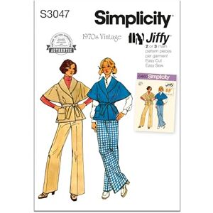 Simplicity Sewing Pattern SS3047K5 Misses' Trousers and Jacket K5 (8-10-12-14-16) Simplicity Sewing Pattern SS3047K5 Misses' Trousers and Jacket K5 (8-10-12-14-16)