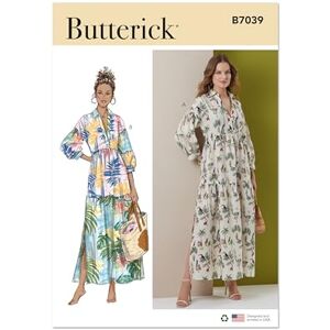 Butterick Sewing Pattern B7039R5 Misses' Dresses R5 (14-16-18-20-22) Butterick Sewing Pattern B7039R5 Misses' Dresses R5 (14-16-18-20-22)