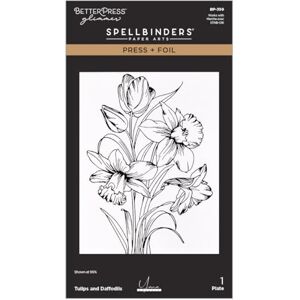 Spellbinders Tulips and Daffodils Press + Foil Plate by Yana Smakula Spellbinders Tulips and Daffodils Press + Foil Plate by Yana Smakula