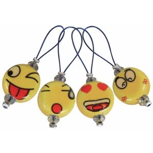 KnitPro KP11251 ZOONI - Bead Stitch Markers - Smileys, Assorted KnitPro KP11251 ZOONI - Bead Stitch Markers - Smileys, Assorted