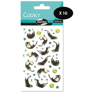 Maildor Otters Epoxy Stickers - 470 pcs Maildor Otters Epoxy Stickers - 470 pcs