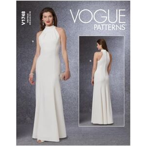 Vogue Patterns V1748AX5 Misses Special Occasion, White Vogue Patterns V1748AX5 Misses Special Occasion, White