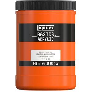 LIQUITEX Basics Acrylic Paint - Cadmium Orange Hue, 946 ml - Acrylic Paint LIQUITEX Basics Acrylic Paint - Cadmium Orange Hue, 946 ml - Acrylic Paint