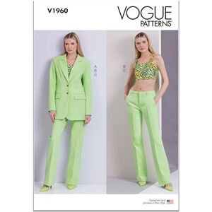 Vogue V1960B5 Misses’ Jacket, Knit Top and Pants B5(8-10-12-14-16) Vogue V1960B5 Misses’ Jacket, Knit Top and Pants B5(8-10-12-14-16)