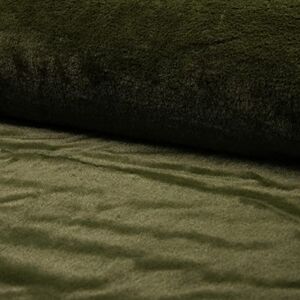 CRS Fur Fabrics Luxury Short Plush Super Soft Faux Fur Fabric Material Khaki, 1Mtr 150cm x 100cm CRS Fur Fabrics Luxury Short Plush Super Soft Faux Fur Fabric Material Khaki, 1Mtr 150cm x 100cm