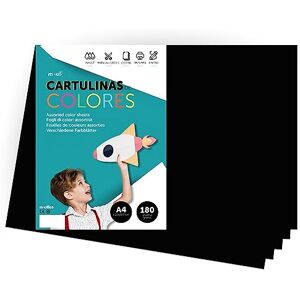 m-office A4 Colour Card Intense Colours 180g for Crafts, Print Your Documents and Creative Designs, Colour Foils A4 · (50 Sheets, Black) m-office A4 Colour Card Intense Colours 180g for Crafts, Print Your Documents and Creative Designs, Colour Foils A4 · (50 Sheets, Black)