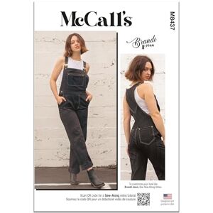 McCall's MCCALLS M8437H5 Misses Overalls by Brandi Joan H5 (6-8-10-12-14) McCall's MCCALLS M8437H5 Misses Overalls by Brandi Joan H5 (6-8-10-12-14)