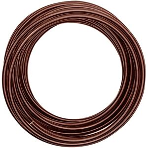 Creative Labs Aluminium Craft Wire 32.8 ft (10 m) x 0.16" (4 mm) Chocolate (Brown) Flexible Metallic Wire for Crafting, Flower Arranging, Jewellery Making and Modelling Creative Labs Aluminium Craft Wire 32.8 ft (10 m) x 0.16" (4 mm) Chocolate (Brown) Flexible Metallic Wire for Crafting, Flower Arranging, Jewellery Making and Modelling
