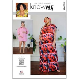 Know me Sewing Pattern ME2081K5 Misses' Maternity Romper and Jumpsuit by The Corny Rainbow K5 (8-10-12-14-16) Know me Sewing Pattern ME2081K5 Misses' Maternity Romper and Jumpsuit by The Corny Rainbow K5 (8-10-12-14-16)