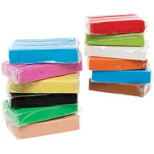Baker Ross FE823 Polymer Clay Pack of 12, Art Supplies for School and Playgroups, Home Art and Craft Activities, Kids Crafting Baker Ross FE823 Polymer Clay Pack of 12, Art Supplies for School and Playgroups, Home Art and Craft Activities, Kids Crafting