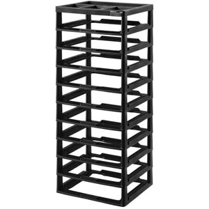 VEVOR Plastic Storage Organizer, 10-Tier Large Capacity with Organizer Top, Black Frame Only, PP Material Multifunctional Scrapbook Storage, for Office Essentials Tools Arts and Crafts Supplies VEVOR Plastic Storage Organizer, 10-Tier Large Capacity with Organizer Top, Black Frame Only, PP Material Multifunctional Scrapbook Storage, for Office Essentials Tools Arts and Crafts Supplies