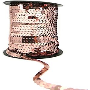 Habercrafts Sequin Trim Sequins Ribbon 6mm Strung Metallic Shiny Flat Sequins Paillette Spangle Sequin String for Embellishment Sewing Arts Crafts Fancy Dress Decoration (Champagne 90 Meters) Habercrafts Sequin Trim Sequins Ribbon 6mm Strung Metallic Shiny Flat Sequins Paillette Spangle Sequin String for Embellishment Sewing Arts Crafts Fancy Dress Decoration (Champagne 90 Meters)