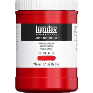 Liquitex Heavy Body Acrylic Paint, Naphththole red Carmine, 946 ml (Pack of 1) Liquitex Heavy Body Acrylic Paint, Naphththole red Carmine, 946 ml (Pack of 1)