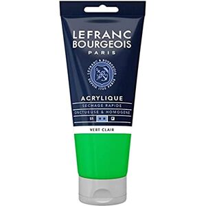 Lefranc Bourgeois Lefranc & Bourgeois 300381 Fine Aycrl Paint 80ml Tube, Highly Pigmented Good Coverage Cream Homogeneous Texture, Green Lefranc Bourgeois Lefranc & Bourgeois 300381 Fine Aycrl Paint 80ml Tube, Highly Pigmented Good Coverage Cream Homogeneous Texture, Green