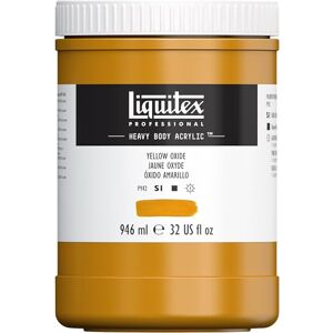 Liquitex Heavy Body Acrylic Paint - Oxide Yellow - 946 ml Liquitex Heavy Body Acrylic Paint - Oxide Yellow - 946 ml