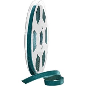 Morex Ribbon, Nylon, 3/8 inch by 11 Yards, Teal, Item 01210/10-654 Nylvalour Velvet, 3/8" x 11 Yd Morex Ribbon, Nylon, 3/8 inch by 11 Yards, Teal, Item 01210/10-654 Nylvalour Velvet, 3/8" x 11 Yd