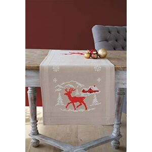 Vervaco Runner Norwegian Winter, Cotton Blend, Assorted, 37.5 x 20 x 22 cm Vervaco Runner Norwegian Winter, Cotton Blend, Assorted, 37.5 x 20 x 22 cm