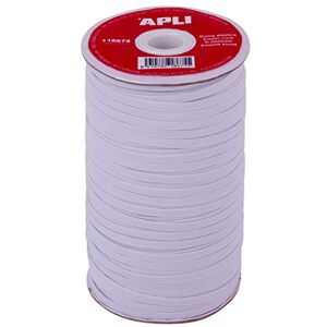 APLI 18675 5mm x 100m White Multi-Purpose Flat Bungee Cord (Ideal for Crafts) APLI 18675 5mm x 100m White Multi-Purpose Flat Bungee Cord (Ideal for Crafts)