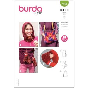 Burda Style Sewing Pattern B5759 Outerwear Accessories Burda Style Sewing Pattern B5759 Outerwear Accessories
