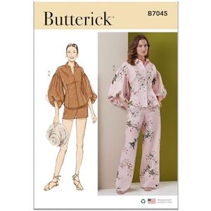 Butterick Sewing Pattern B7045K5 Misses' and Miss Petite Top, Shorts and Trousers K5 (8-10-12-14-16) Butterick Sewing Pattern B7045K5 Misses' and Miss Petite Top, Shorts and Trousers K5 (8-10-12-14-16)