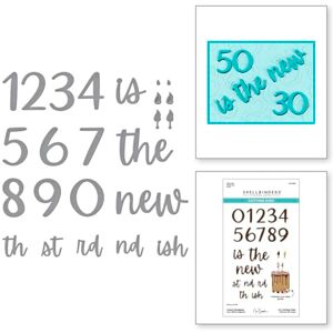 Spellbinders Classy Numbers Etched Dies from The Bougie Birthday Collection by Nina Boettcher Spellbinders Classy Numbers Etched Dies from The Bougie Birthday Collection by Nina Boettcher