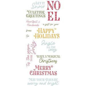 Catherine Pooler Sizzix Clear Stamps Set Greetings of The Season Catherine Pooler Sizzix Clear Stamps Set Greetings of The Season