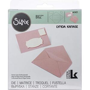 Sizzix Bigz Die 663621 Envelope Mini by Lynda Kanase, Multi-Colour Colour, One Size Sizzix Bigz Die 663621 Envelope Mini by Lynda Kanase, Multi-Colour Colour, One Size