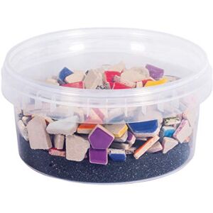 Rayher Glazed Ceramic Mosaic Tiles, Clay, Multicoloured, 500g Rayher Glazed Ceramic Mosaic Tiles, Clay, Multicoloured, 500g
