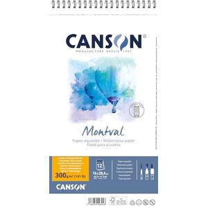 Canson Montval, Watercolor Paper, Fine Grain, 300gsm, Sheet, 16x28.5cm, Carmine Red Canson Montval, Watercolor Paper, Fine Grain, 300gsm, Sheet, 16x28.5cm, Carmine Red