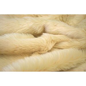 CRS Fur Fabrics CRS VENDOR LTD. LUXURY Faux Fur Fabric Material CREAM,1Mtr 150cm x 100cm CRS Fur Fabrics CRS VENDOR LTD. LUXURY Faux Fur Fabric Material CREAM,1Mtr 150cm x 100cm