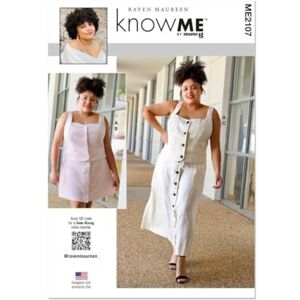 McCall's KNOW ME Sewing Pattern ME2107Y5 Misses' and Miss Petite Top and Skirt in Two Lengths by Raven Maureen Y5 (18-20-22-24-26) McCall's KNOW ME Sewing Pattern ME2107Y5 Misses' and Miss Petite Top and Skirt in Two Lengths by Raven Maureen Y5 (18-20-22-24-26)
