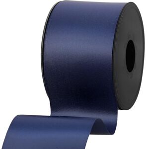Les Petits Rubans 100% Polyester Double Sided Satin Ribbon for Weddings, Gift Wrapping, Floral Arrangements, Crafts, Cakes, Bows, Decorations, 63mm x 25m, Navy Blue Les Petits Rubans 100% Polyester Double Sided Satin Ribbon for Weddings, Gift Wrapping, Floral Arrangements, Crafts, Cakes, Bows, Decorations, 63mm x 25m, Navy Blue