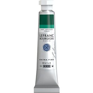 Lefranc Bourgeois Extra Fine Lefranc Oil paints Artist Pigments, oil-based paint, Japanischgrün Dunkel, 20 ml Lefranc Bourgeois Extra Fine Lefranc Oil paints Artist Pigments, oil-based paint, Japanischgrün Dunkel, 20 ml