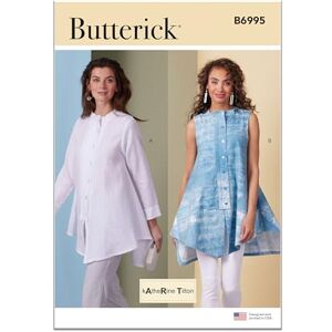 Butterick Paper Sewing Pattern 6995 Tops K5 (8-10-12-14-16) Butterick Paper Sewing Pattern 6995 Tops K5 (8-10-12-14-16)