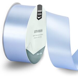 Creative Labs Satin Ribbon Light Blue 65.6 ft x 1.5" Thin Ribbon for Gift Wrapping and Crafting Creative Labs Satin Ribbon Light Blue 65.6 ft x 1.5" Thin Ribbon for Gift Wrapping and Crafting