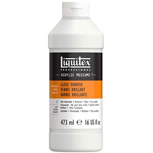 Liquitex 6216 Professional Gloss Varnish, 473 ml,White Liquitex 6216 Professional Gloss Varnish, 473 ml,White
